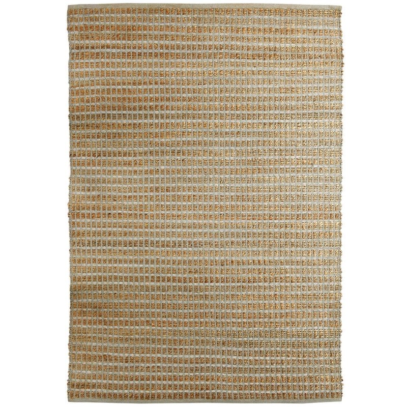 Unbranded Modern Natural Tan/Gray 5 ft. x 7 ft. 9 in.  Jute Blend Indoor Area Rug 1396A8590D3048