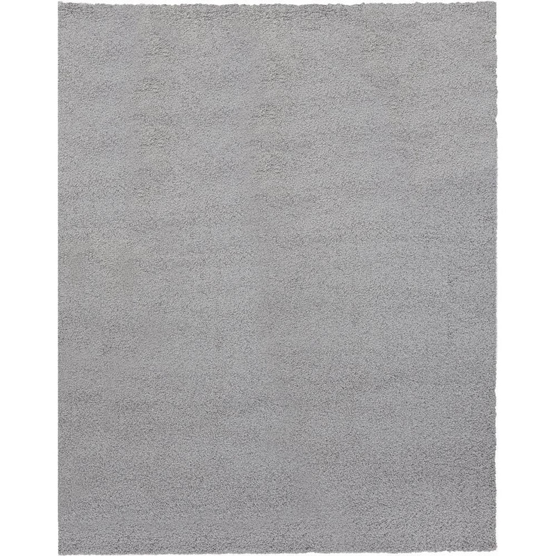 Unbranded Shaggy Gray 9 ft. x 13 ft. Area Rug 25568