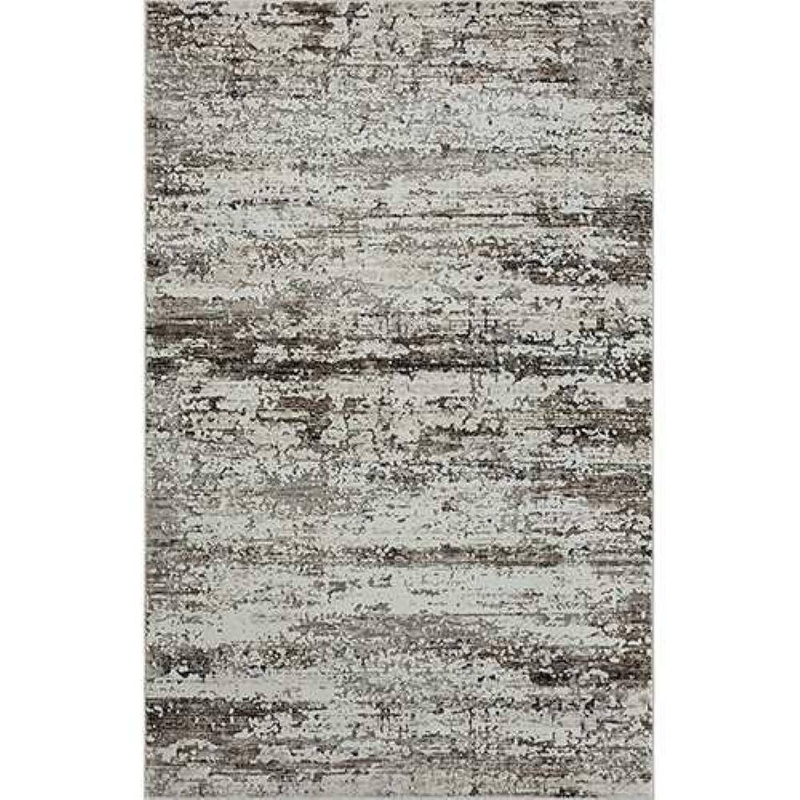 Unbranded Transitional Distressed Dark Gray 8 ft. x 10 ft. Abstract High-Low Textured Indoor Area Rug 5314A8590D3048