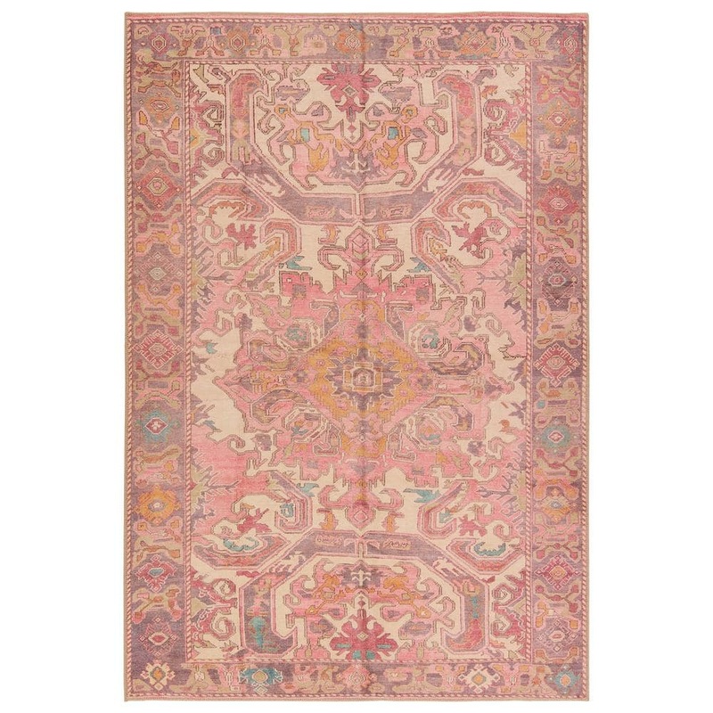 VIBE BY JAIPUR LIVING Elanor 3 X 8 Medallion Pink/Purple Washable Area Rug RUG157878