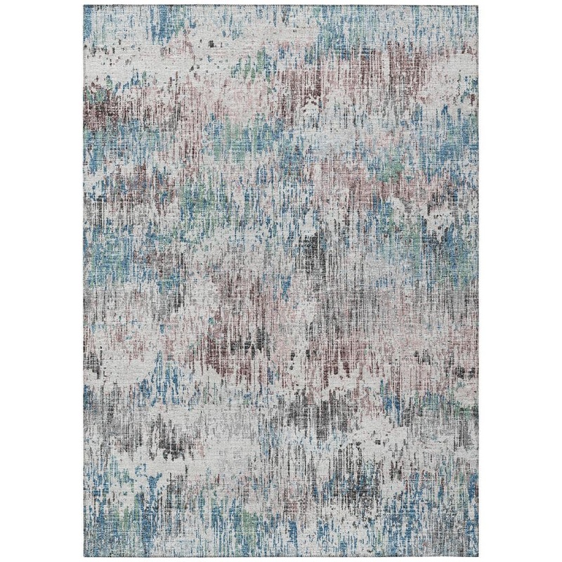 Addison Rugs Accord Multi 8 ft. x 10 ft. Abstract Indoor/Outdoor Washable Area Rug AAC31MU8X10