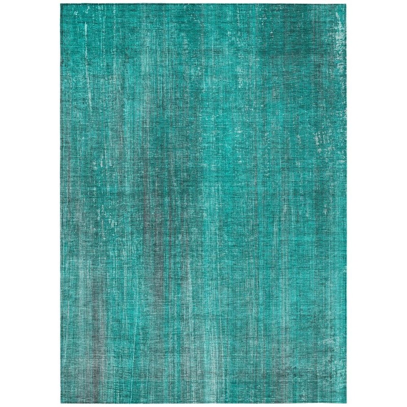 Addison Rugs Chantille ACN552 Teal 5 ft. x 7 ft. 6 in. Machine Washable Indoor/Outdoor Geometric Area Rug ACN552TE5X8