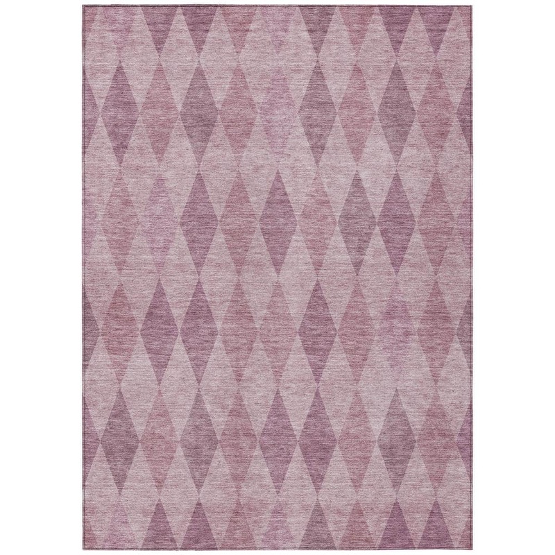 Addison Rugs Chantille ACN561 Blush 8 ft. x 10 ft. Machine Washable Indoor/Outdoor Geometric Area Rug ACN561BL8X10