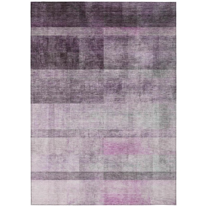 Addison Rugs Chantille ACN568 Purple 8 ft. x 10 ft. Machine Washable Indoor/Outdoor Geometric Area Rug ACN568PP8X10