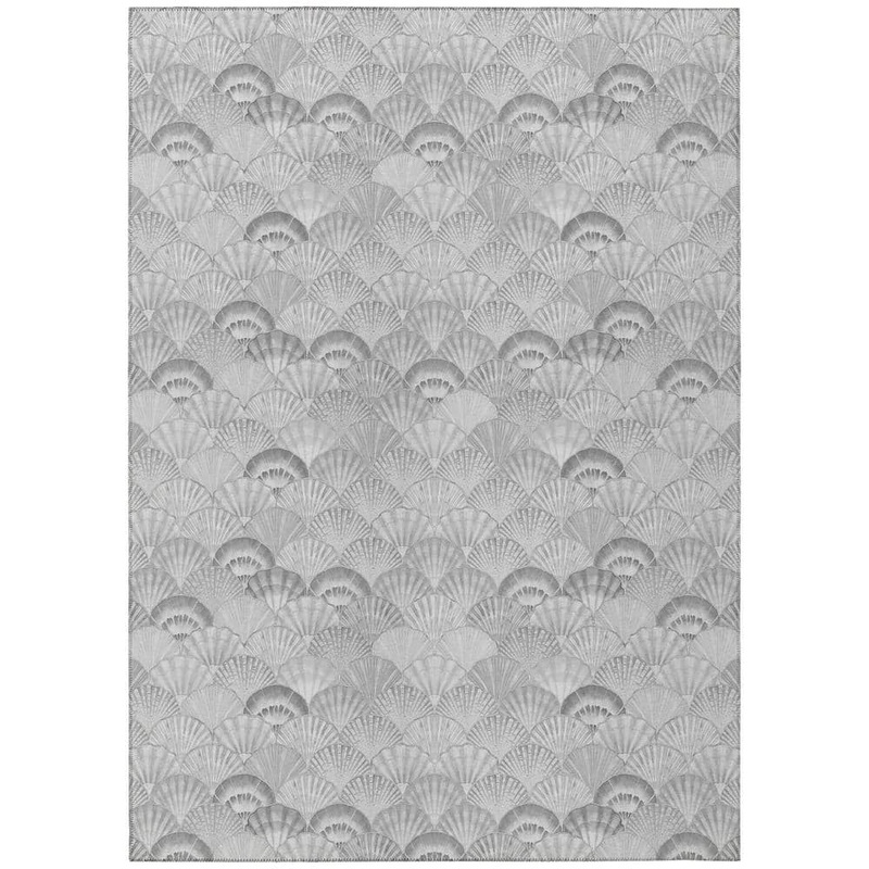 Addison Rugs Surfside 10 ft. x 14 ft. Gray Geometric Indoor/Outdoor Area Rug ASR32GY10X14