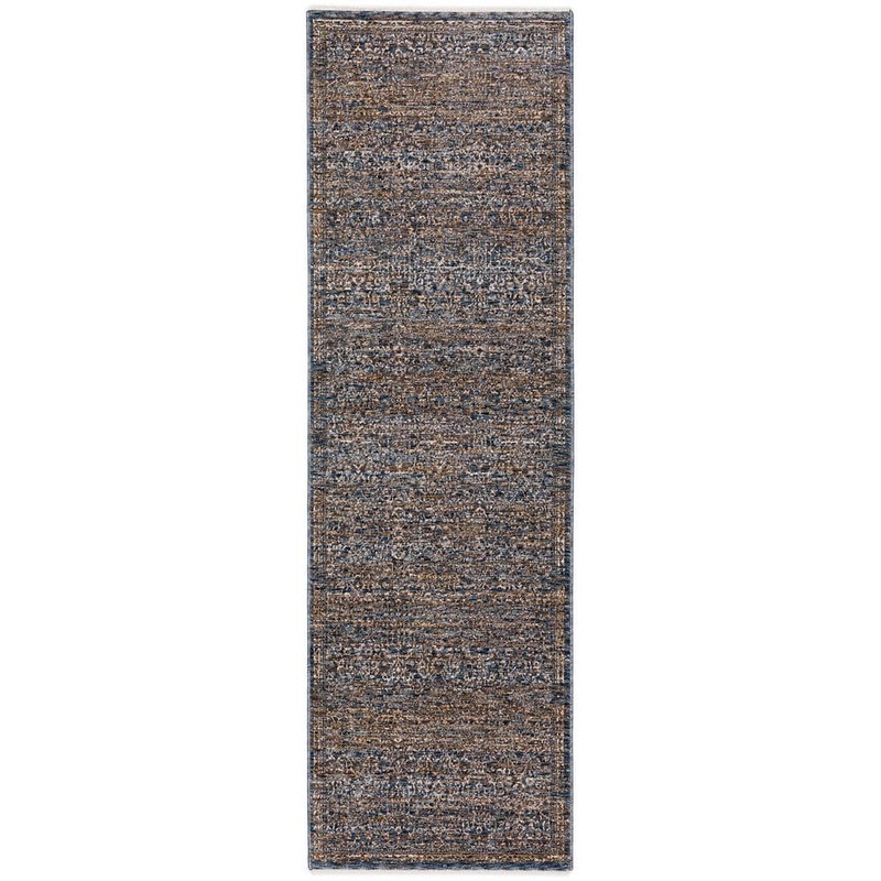 Addison Rugs Yarra Vintage Blue 2 ft. 3 in. x 7 ft. 10 in. Runner Rug YA2NA2X8