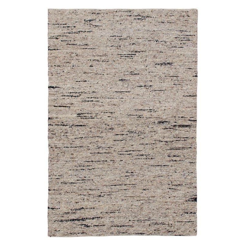 Unbranded Andrew Charcoal 2 ft. x 3 ft. Solid Hand-Woven Wool Blend Indoor Area Rug 5963A8590D3048