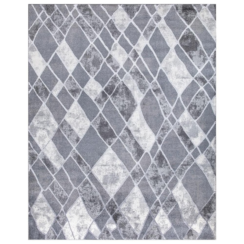 Unbranded Barcelona Gray 5 ft. x 7 ft. Area Rug 67025