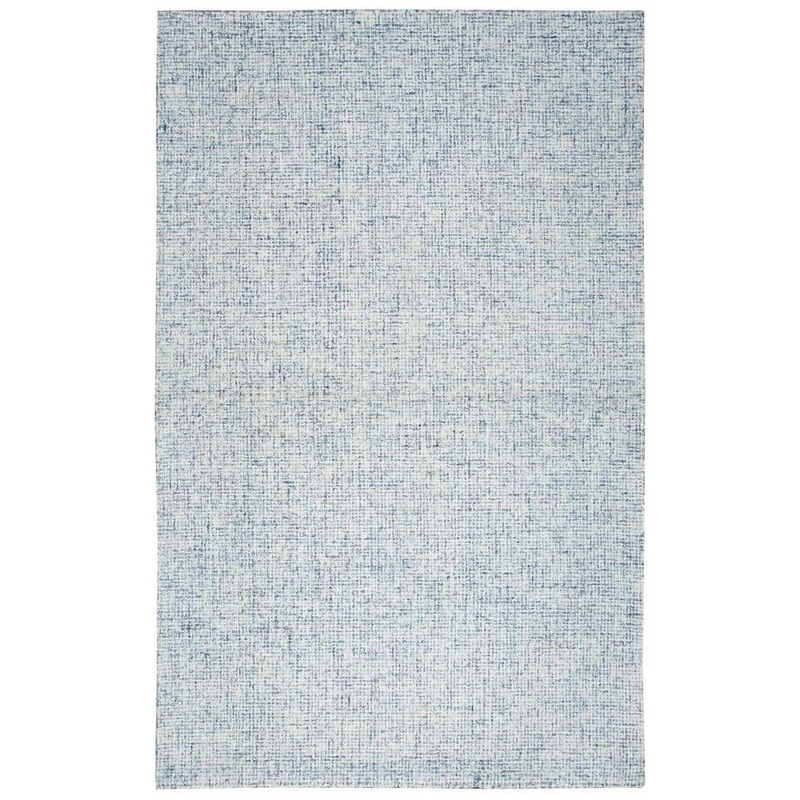 Unbranded London Collection Blue/Ivory 8 ft. x 10 ft. Hand-Tufted Solid Area Rug LONLD100409550810