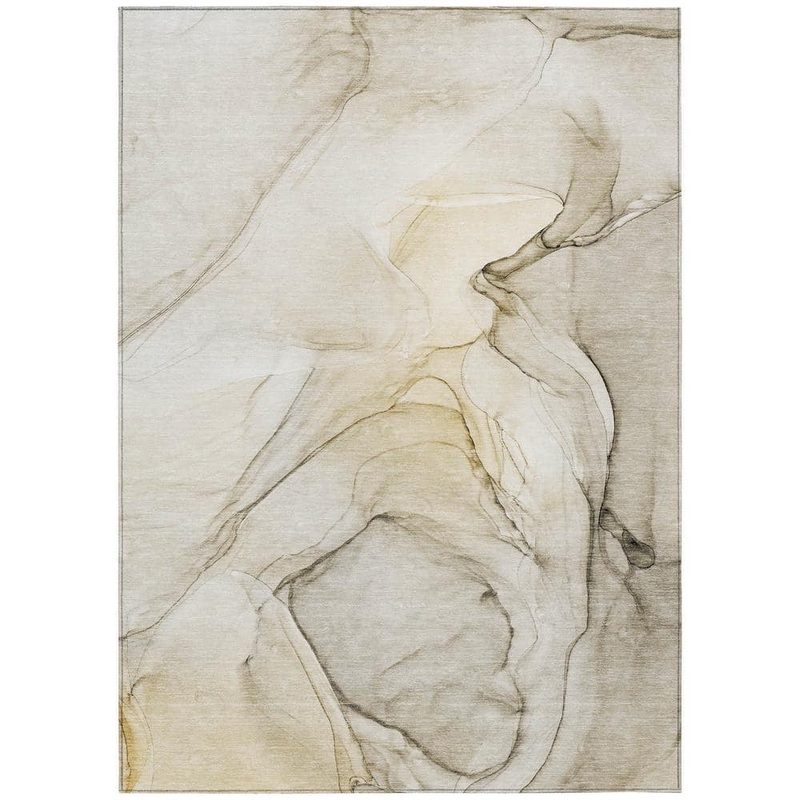 Addison Rugs Chantille ACN502 Beige 9 ft. x 12 ft. Machine Washable Indoor/Outdoor Geometric Area Rug ACN502BG9X12