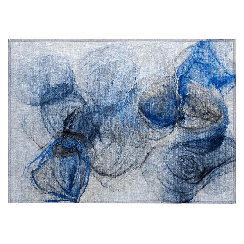 Addison Rugs Chantille ACN513 Navy 1 ft. 8 in. x 2 ft. 6 in. Machine Washable Indoor/Outdoor Geometric Area Rug ACN513NA20X30