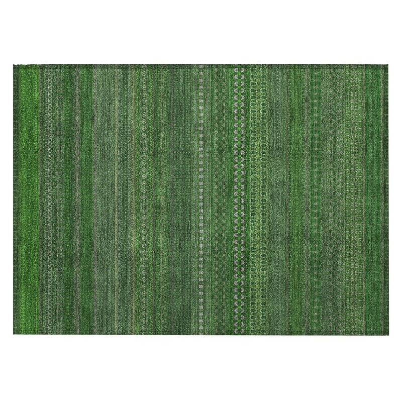 Addison Rugs Chantille ACN527 Fern 1 ft. 8 in. x 2 ft. 6 in. Machine Washable Indoor/Outdoor Geometric Area Rug ACN527FE20X30