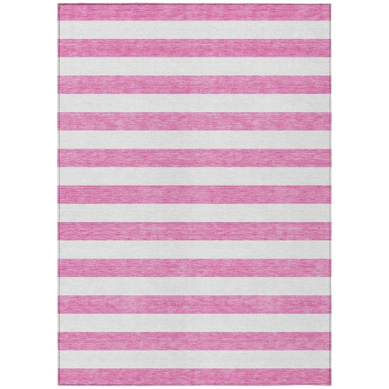 Addison Rugs Chantille ACN528 Pink 3 ft. x 5 ft. Machine Washable Indoor/Outdoor Geometric Area Rug ACN528PI3X5