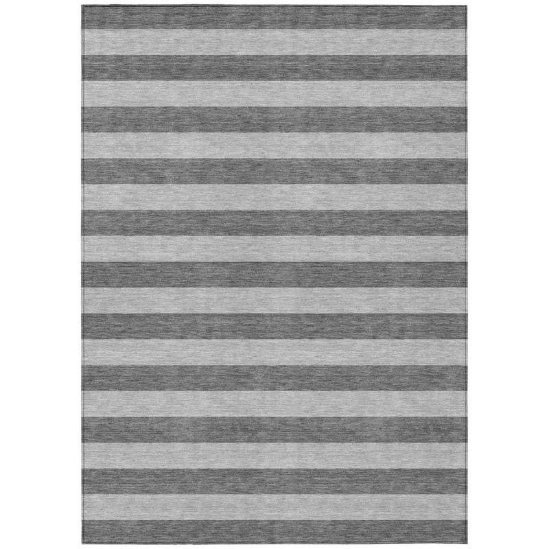 Addison Rugs Chantille ACN530 Granite 10 ft. x 14 ft. Machine Washable Indoor/Outdoor Geometric Area Rug ACN530GN10X14