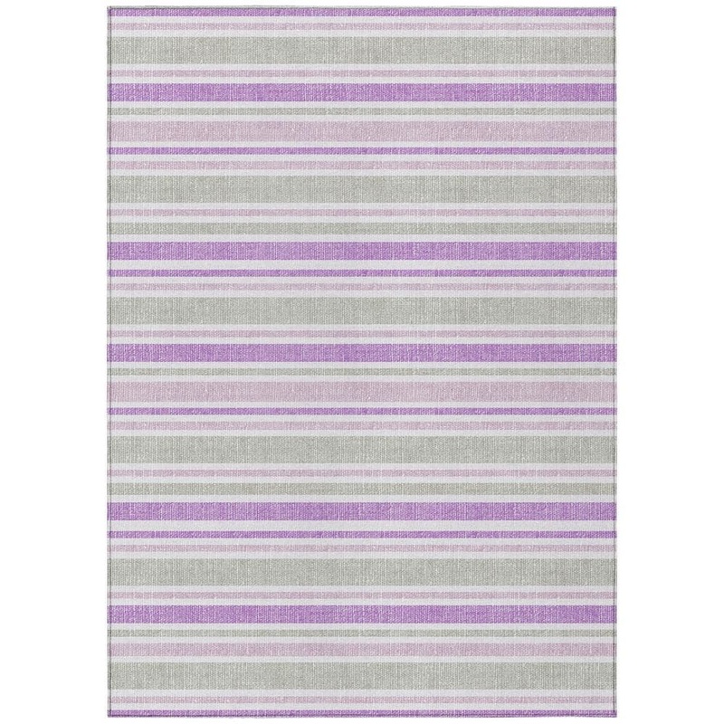Addison Rugs Chantille ACN531 Pearl 8 ft. x 10 ft. Machine Washable Indoor/Outdoor Geometric Area Rug ACN531PL8X10