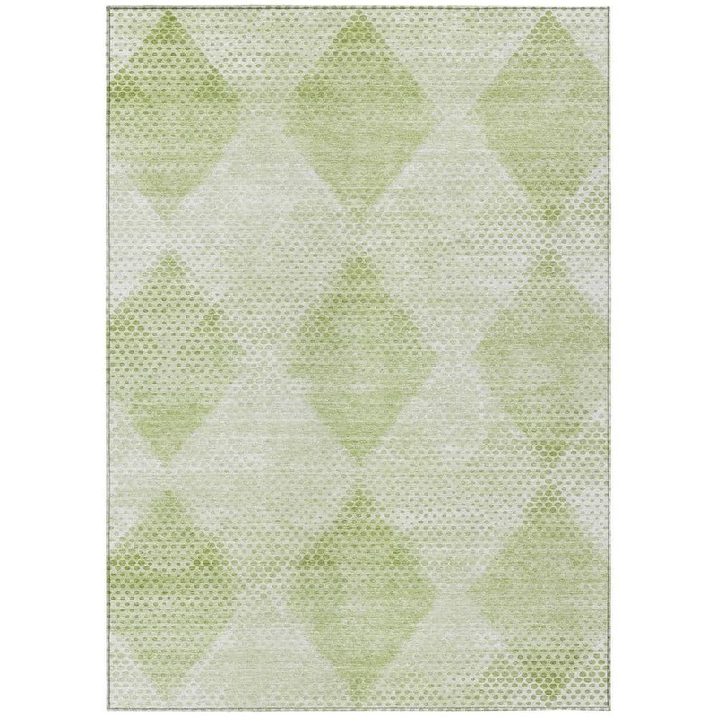 Addison Rugs Chantille ACN539 Mint 9 ft. x 12 ft. Machine Washable Indoor/Outdoor Geometric Area Rug ACN539MZ9X12