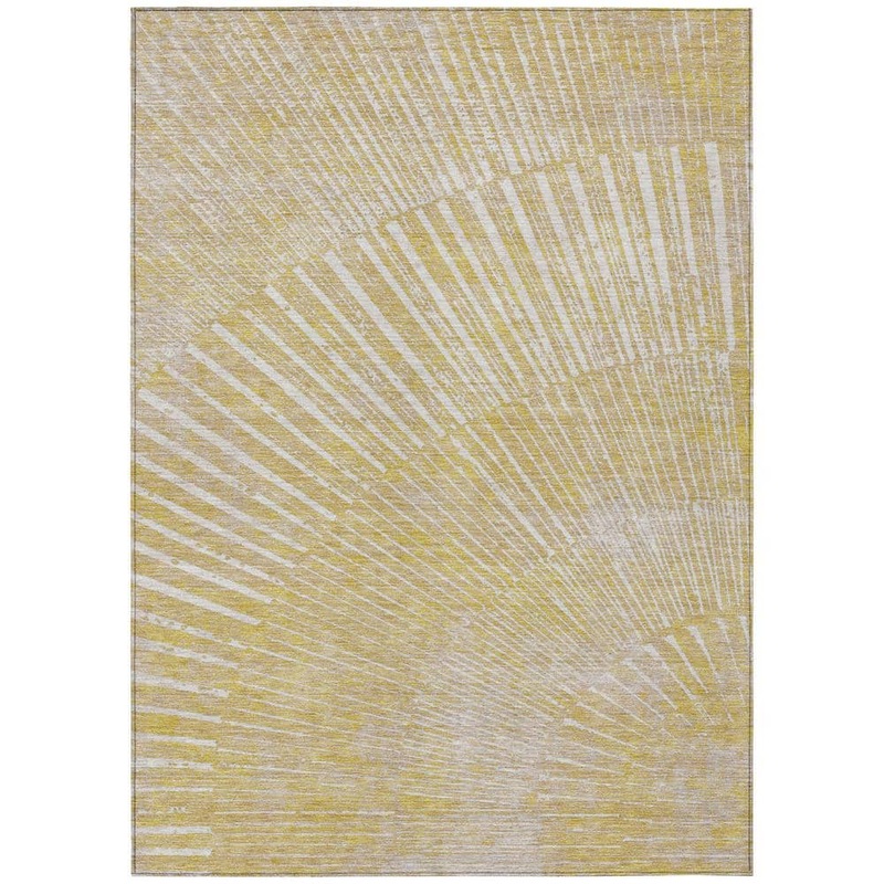 Addison Rugs Chantille ACN542 Wheat 9 ft. x 12 ft. Machine Washable Indoor/Outdoor Geometric Area Rug ACN542WH9X12