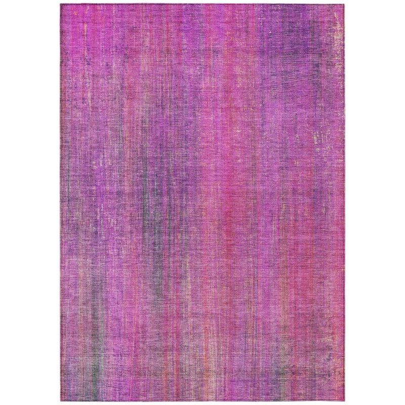 Addison Rugs Chantille ACN552 Lilac 8 ft. x 10 ft. Machine Washable Indoor/Outdoor Geometric Area Rug ACN552LL8X10