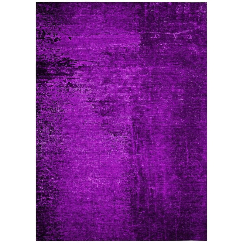 Addison Rugs Chantille ACN554 Purple 3 ft. x 5 ft. Machine Washable Indoor/Outdoor Geometric Area Rug ACN554PP3X5
