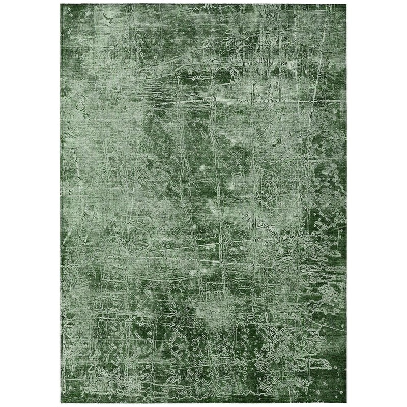 Addison Rugs Chantille ACN559 Emerald 10 ft. x 14 ft. Machine Washable Indoor/Outdoor Geometric Area Rug ACN559EM10X14