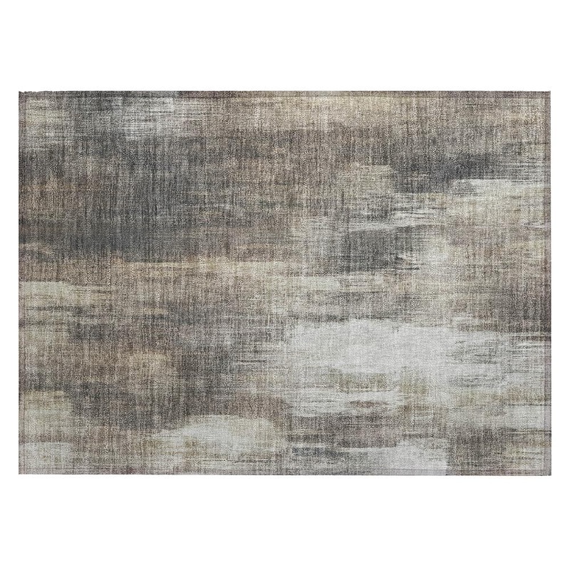 Addison Rugs Chantille ACN567 Taupe 1 ft. 8 in. x 2 ft. 6 in. Machine Washable Indoor/Outdoor Geometric Area Rug ACN567TP20X30