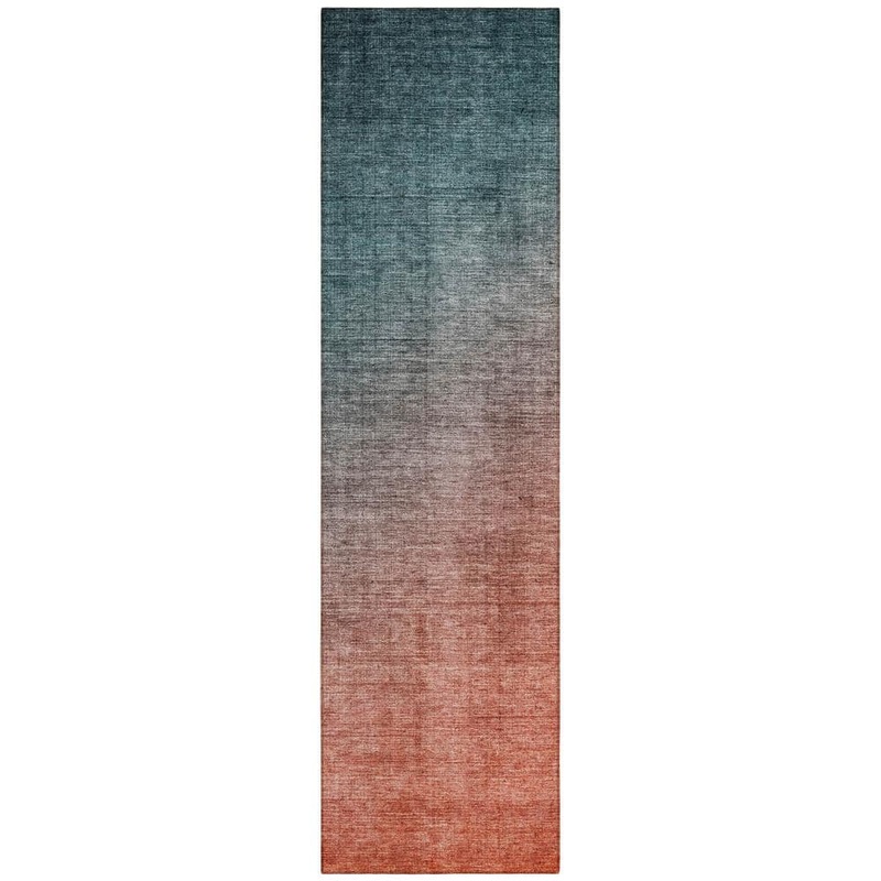 Addison Rugs Chantille ACN569 Teal 2 ft. 3 in. x 7 ft. 6 in. Machine Washable Indoor/Outdoor Geometric Runner Rug ACN569TE2X8