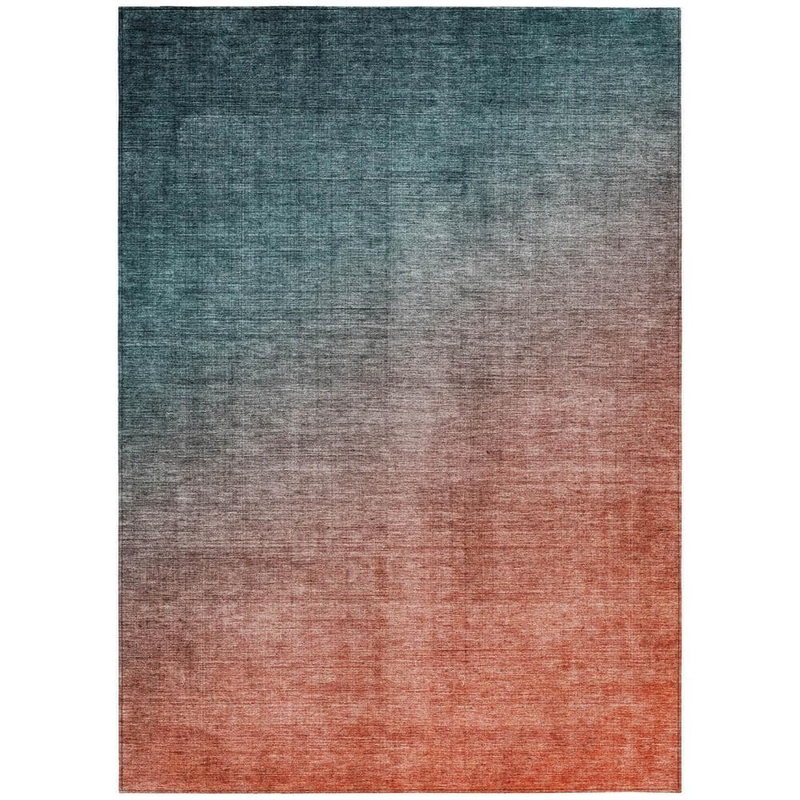 Addison Rugs Chantille ACN569 Teal 5 ft. x 7 ft. 6 in. Machine Washable Indoor/Outdoor Geometric Area Rug ACN569TE5X8