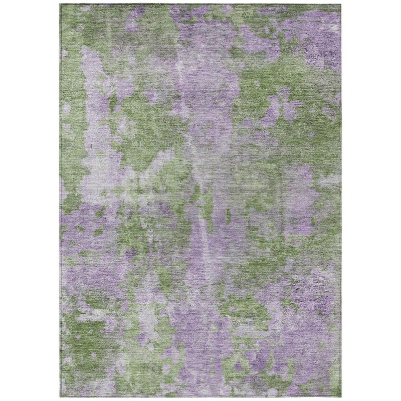 Addison Rugs Chantille ACN573 Green 10 ft. x 14 ft. Machine Washable Indoor/Outdoor Geometric Area Rug ACN573GE10X14