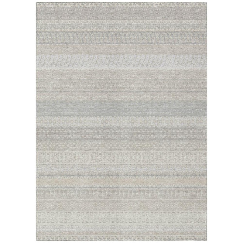 Addison Rugs Chantille ACN576 Ivory 5 ft. x 7 ft. 6 in. Machine Washable Indoor/Outdoor Geometric Area Rug ACN576IV5X8
