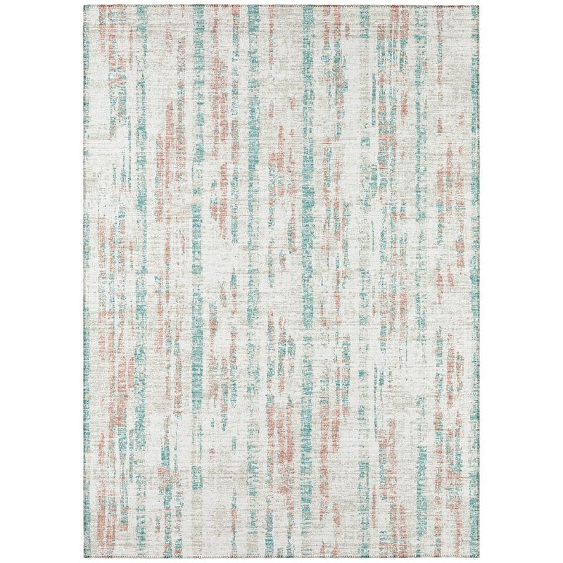 Addison Rugs Rylee 8 ft. x 10 ft. Ivory Geometric Indoor/Outdoor Area Rug ARY36IV8X10