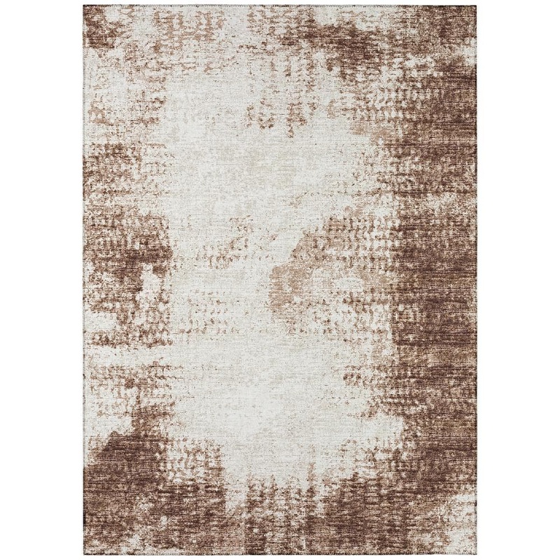 Addison Rugs Rylee Brown 8 ft. x 10 ft. Geometric Indoor/Outdoor Area Rug ARY31BR8X10