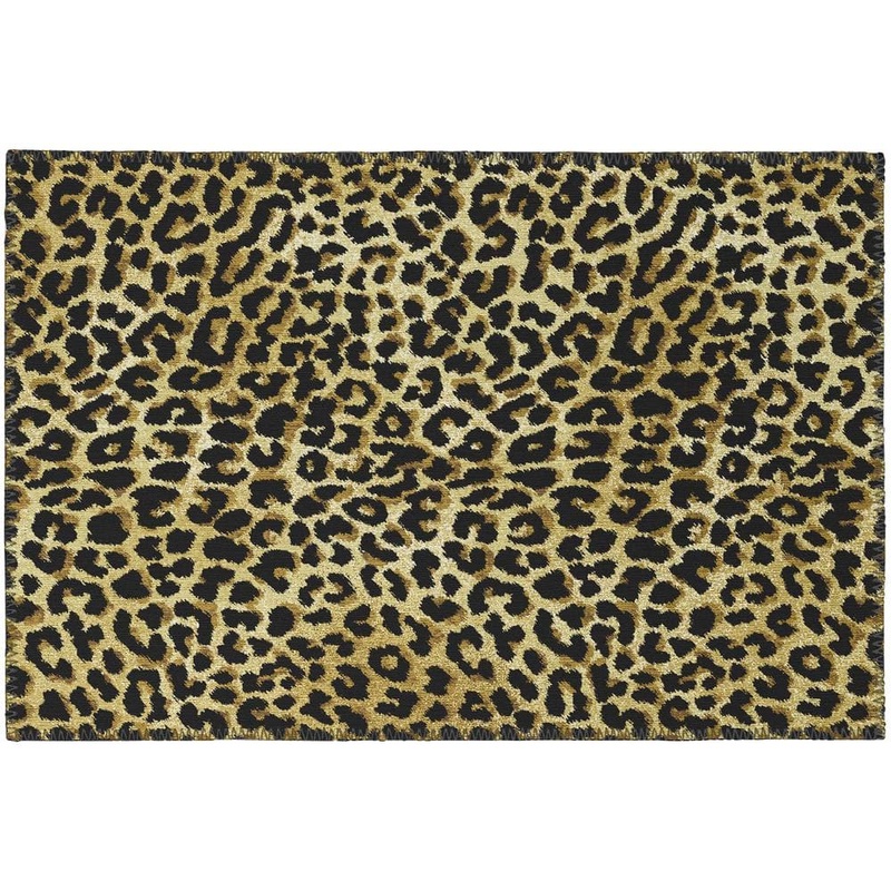 Addison Rugs Safari Gold 1 ft. 8 in. x 2 ft. 6 in. Indoor/Outdoor Washable Indoor/Outdoor Washable Rug ASF32GI20X30