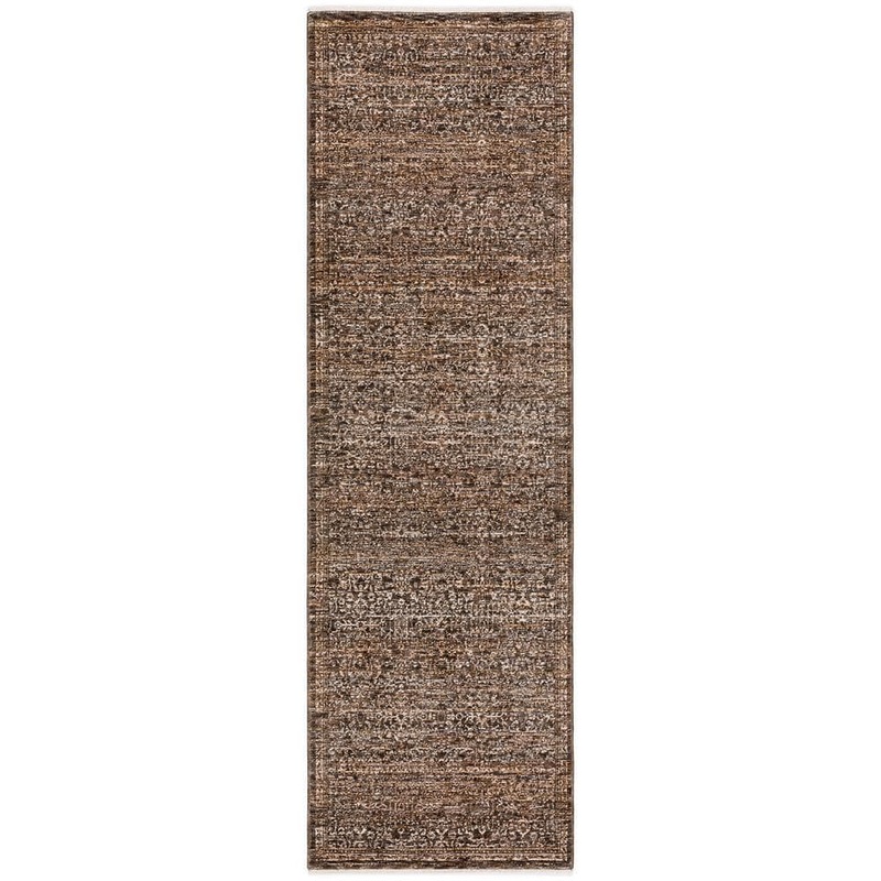 Addison Rugs Yarra Vintage Fudge 2 ft. 3 in. x 7 ft. 10 in. Runner Rug YA2FU2X8