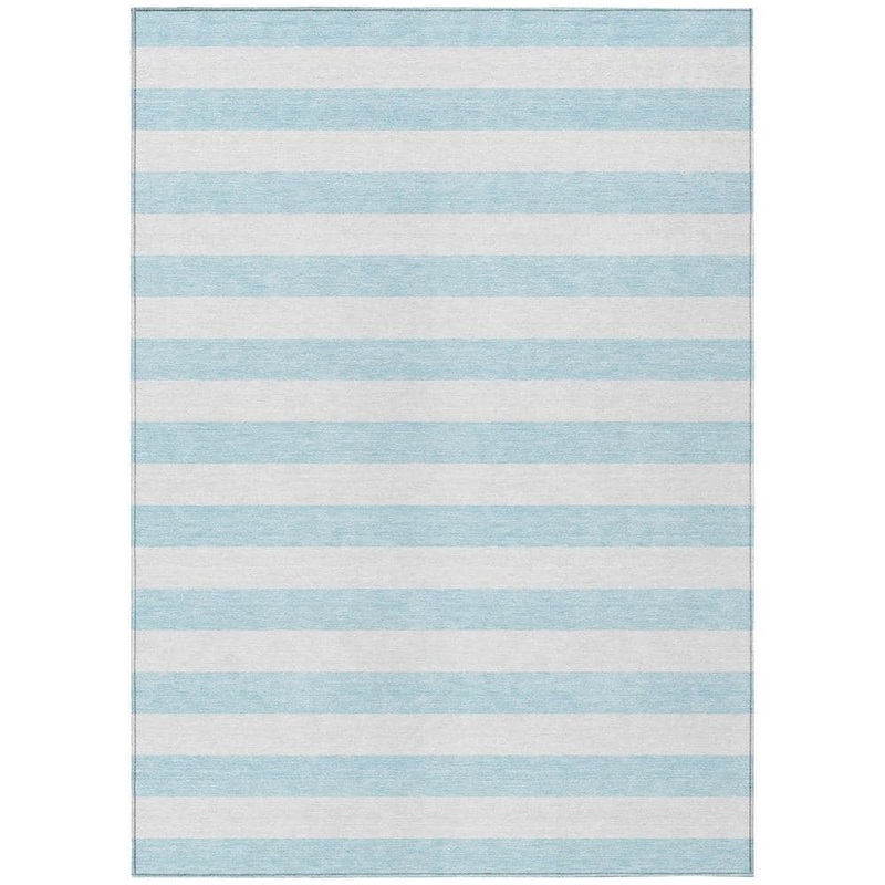 Addison Rugs Chantille ACN528 Sky 5 ft. x 7 ft. 6 in. Machine Washable Indoor/Outdoor Geometric Area Rug ACN528SK5X8