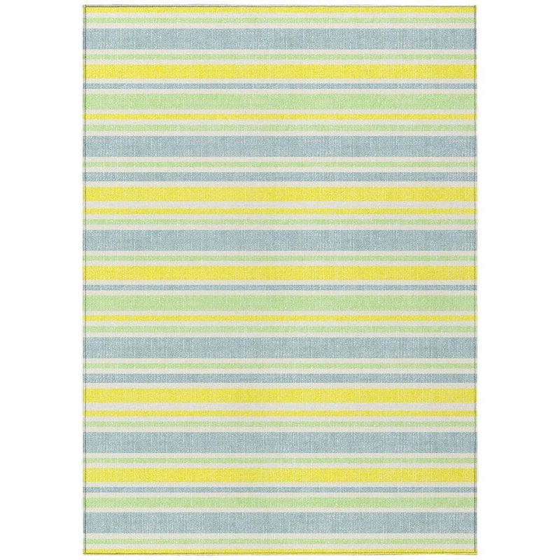 Addison Rugs Chantille ACN531 Denim 5 ft. x 7 ft. 6 in. Machine Washable Indoor/Outdoor Geometric Area Rug ACN531DN5X8