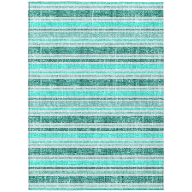 Addison Rugs Chantille ACN531 Turquoise 3 ft. x 5 ft. Machine Washable Indoor/Outdoor Geometric Area Rug ACN531TQ3X5