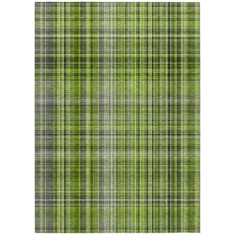Addison Rugs Chantille ACN541 Green 5 ft. x 7 ft. 6 in. Machine Washable Indoor/Outdoor Geometric Area Rug ACN541GE5X8