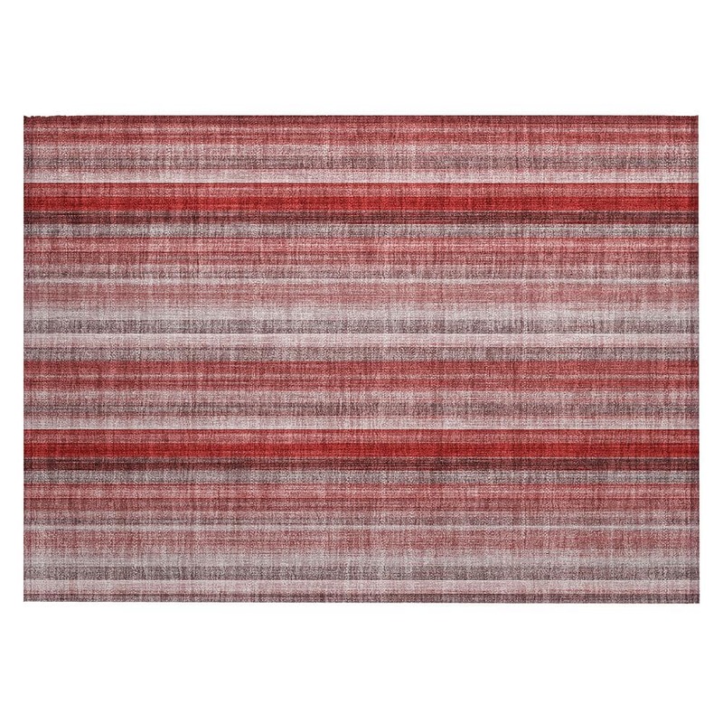 Addison Rugs Chantille ACN543 Red 1 ft. 8 in. x 2 ft. 6 in. Machine Washable Indoor/Outdoor Geometric Area Rug ACN543RD20X30