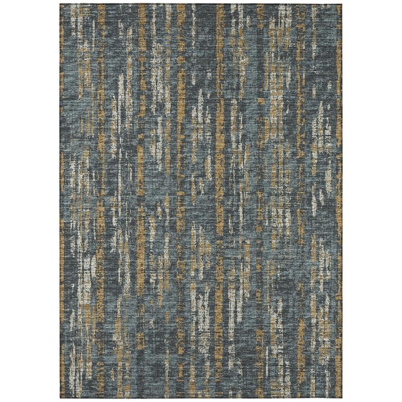 Addison Rugs Rylee 3 ft. x 5 ft. Grey Geometric Indoor/Outdoor Area Rug ARY36GR3X5