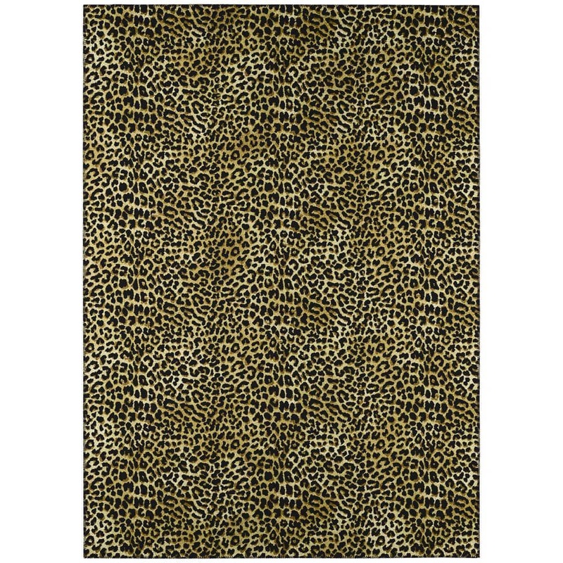 Addison Rugs Safari Gold 3 ft. x 5 ft. Indoor/Outdoor Washable Indoor/Outdoor Washable Rug ASF32GI3X5