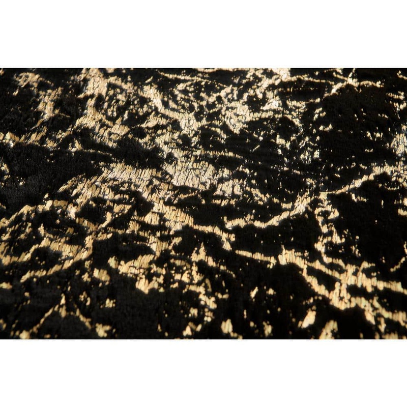 Amazing Rugs Lily Luxury Abstract Gilded Black 3 ft. x 5 ft. Area Rug RSRGLDSPBK-35