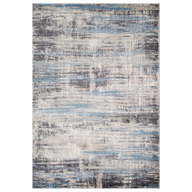 Amer Rugs Clifton 8 x 10 Blue Abstract Pattern Area Rug for High Traffic Living Room Dining Room Bedroom CLF371199