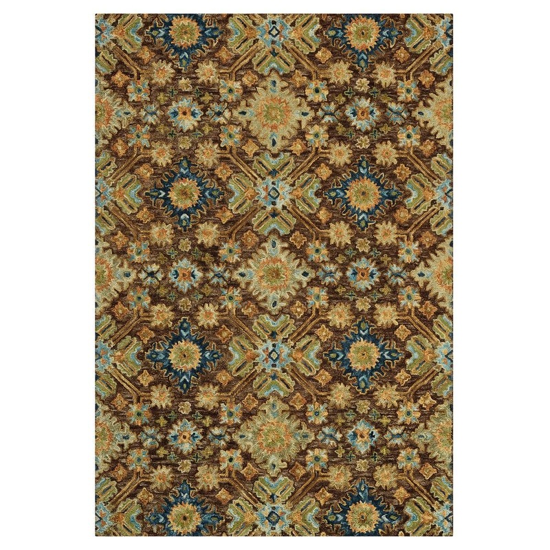 Amer Rugs Jackson 5 x 8 Brown Traditional Pattern Area Rug for High Traffic Living Room Dining Room Bedroom JAC40576