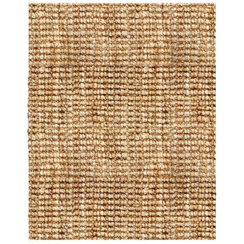 Anji Mountain Andes Tan 4 ft. x 6 ft. Jute Area Rug AMB0300-0046
