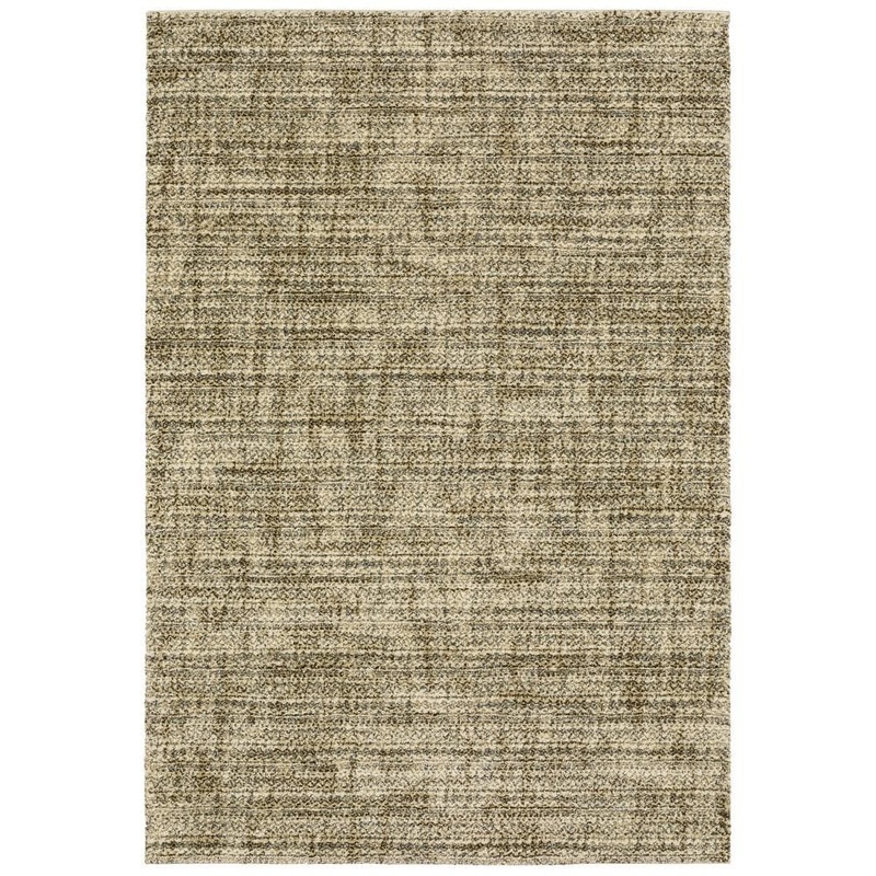 AVERLEY HOME Asbury Beige/Brown 4 ft. x 6 ft. Distressed Abstract Polypropylene Indoor Area Rug 710060