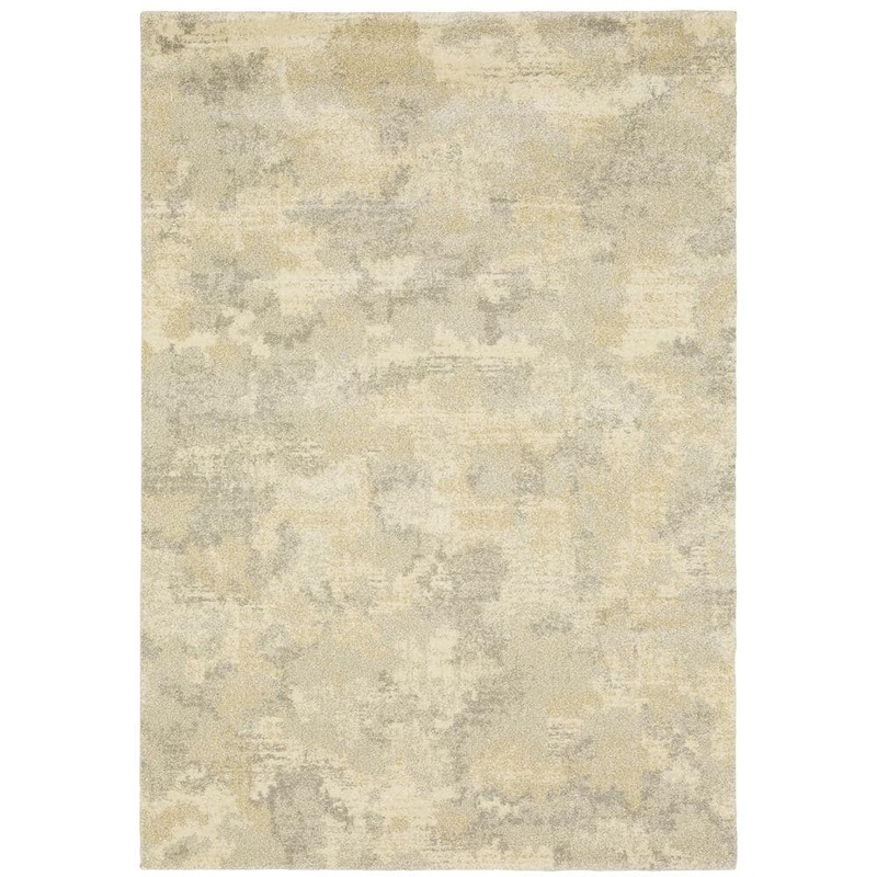 AVERLEY HOME Asbury Beige/Gray 10 ft. x 13 ft. Modern Abstract Polypropylene Indoor Area Rug 710220