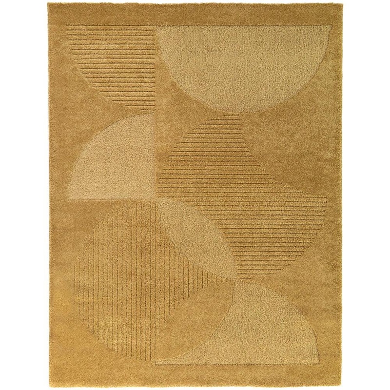 BALTA Ascalon Gold 5 ft. x 7 ft. Geometric Area Rug 3124832