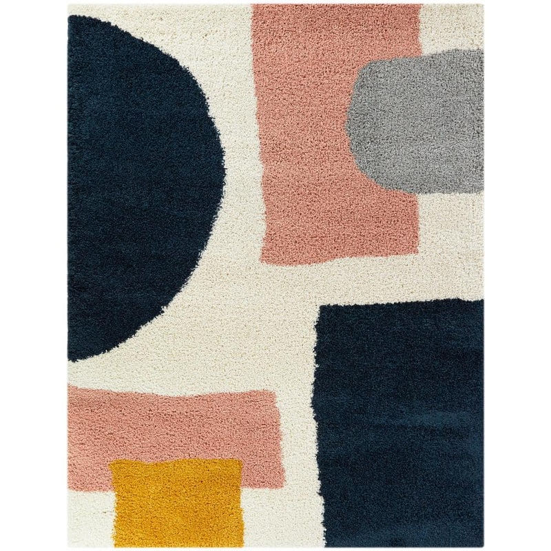 BALTA Chapelle Navy 5 ft. x 7 ft. Modern Geometric Area Rug 3091691