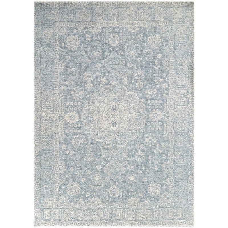 BALTA Crozier Blue 5 ft. x 7 ft. Medallion Area Rug 3120678