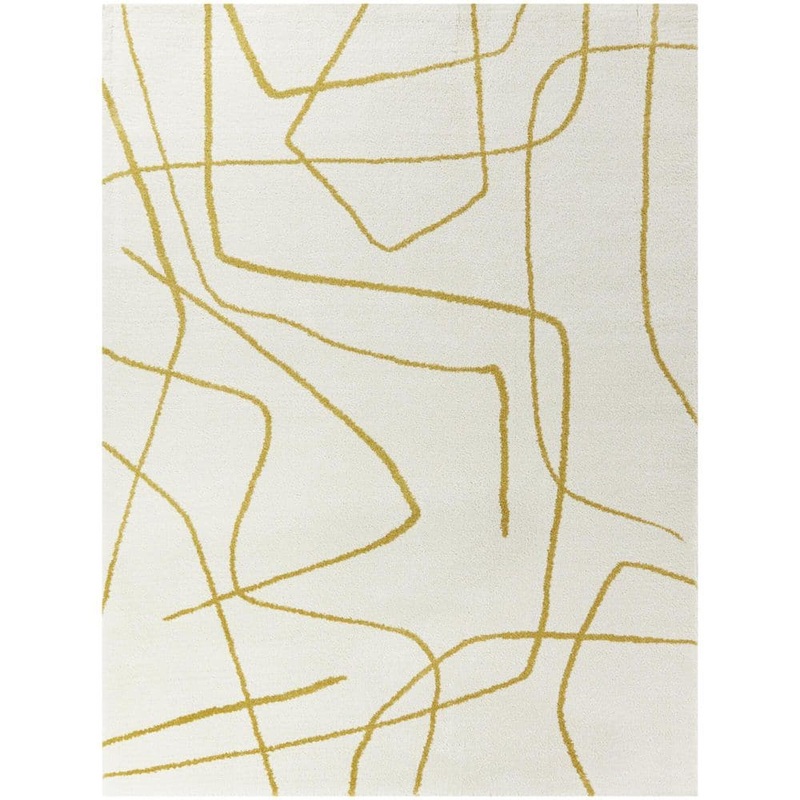BALTA Descartes Mustard 7 ft. x 9 ft. Abstract Area Rug 3122097
